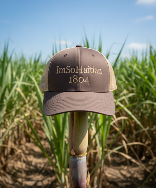 Chokola "ImSoHaitian" Hat-Beige Embroidery