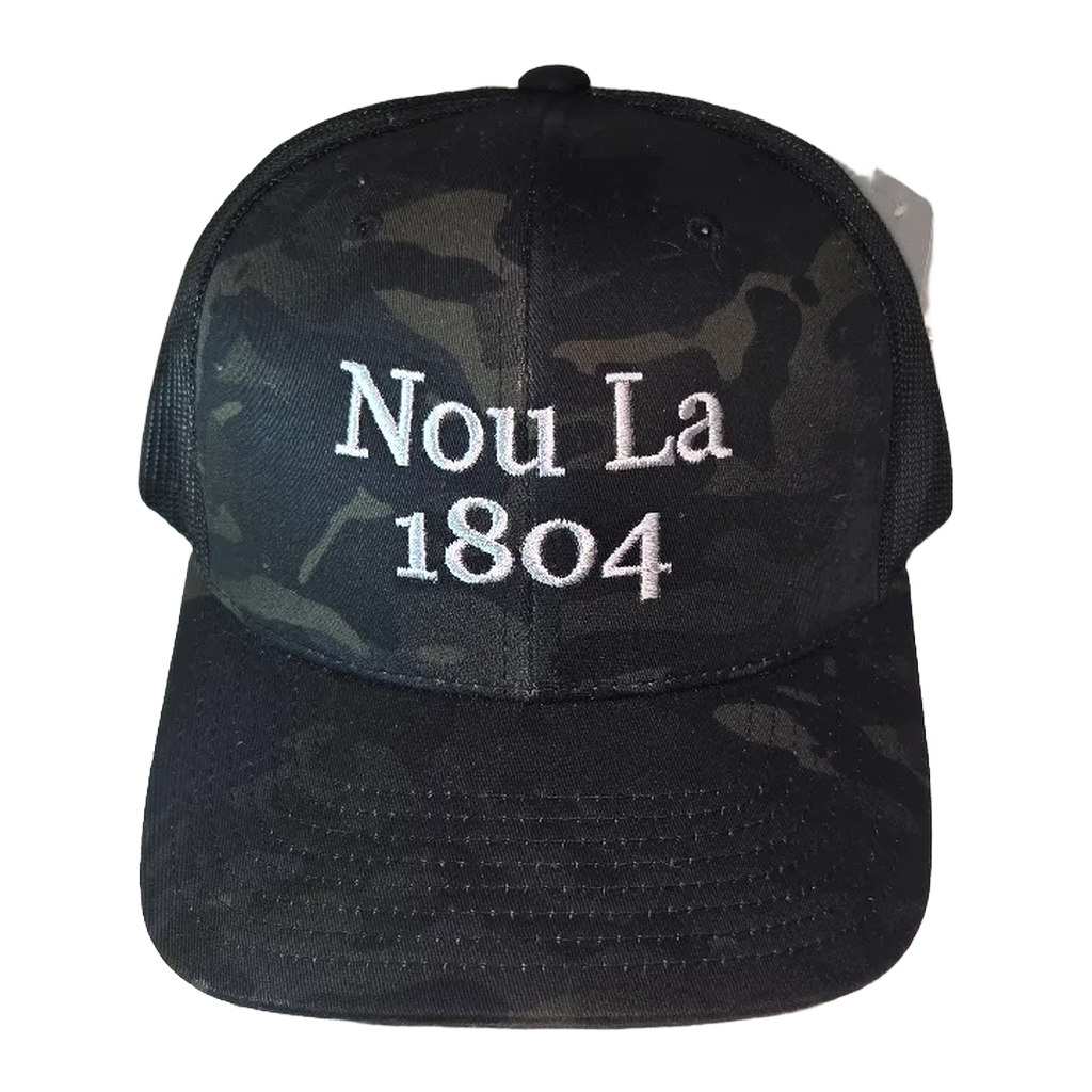 Raje Noir "Nou La" Hat with SILVER Embroidery