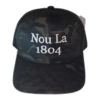 Raje Noir "Nou La" Hat with SILVER Embroidery