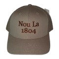 Tres Beige "Nou La" Hat-BROWN Embroidery