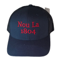 Ble fonse "Nou La" Hat- RED Embroidery