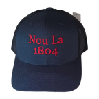 Ble fonse "Nou La" Hat- RED Embroidery