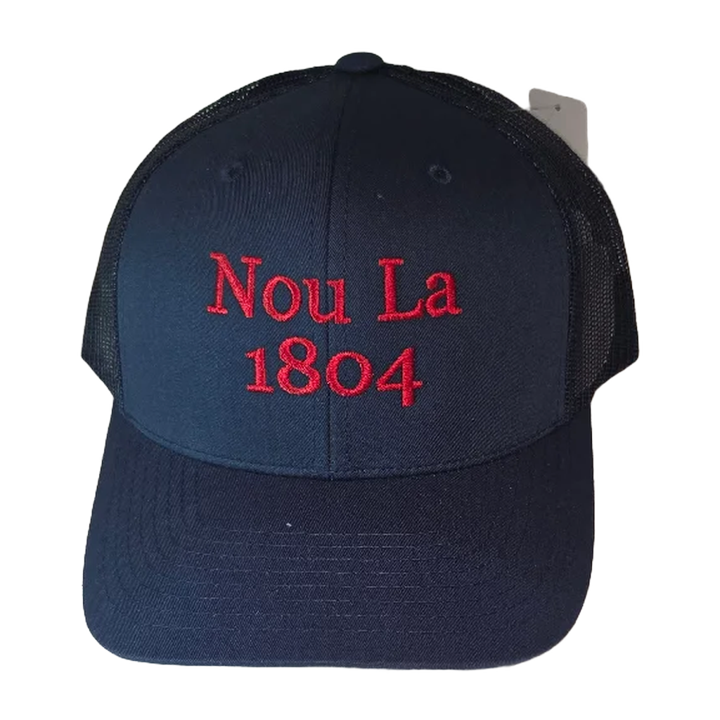 Ble fonse "Nou La" Hat- RED Embroidery