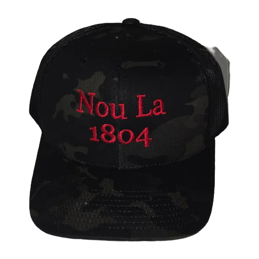 Reje Noir "Nou La" Hat-RED Embroidery