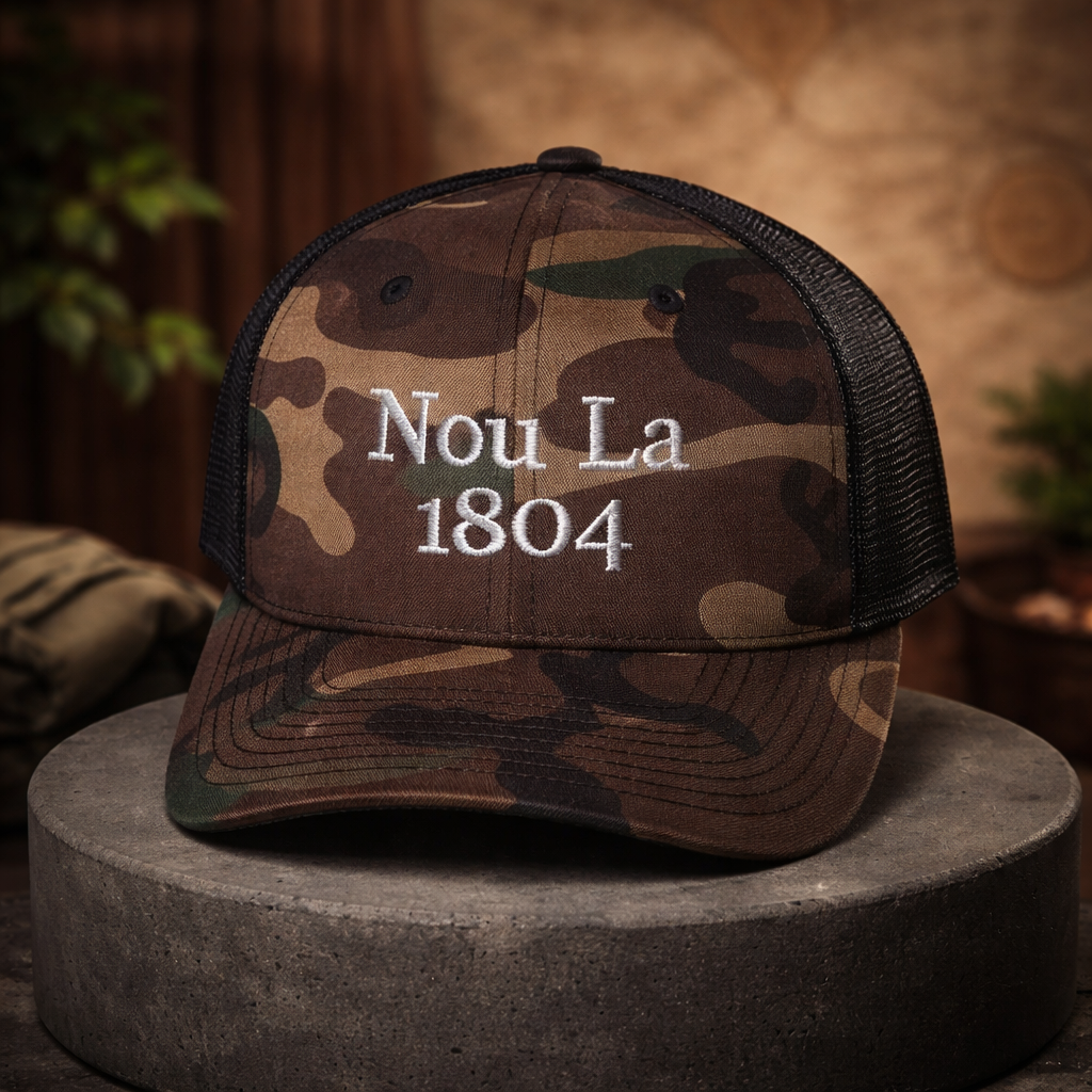 DARK Jardin "Nou La" Hat- SILVER Embroidery