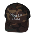 DARK Jardin "Nou La" Hat- SILVER Embroidery