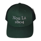 Green Epice "Nou La" Hat- SILVER Embroidery