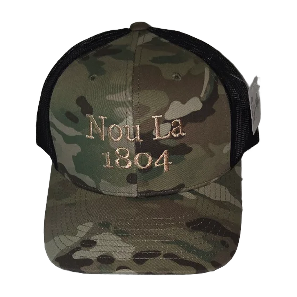 LIGHT Jardin "Nou La" Hat-BEIGE Embroidery