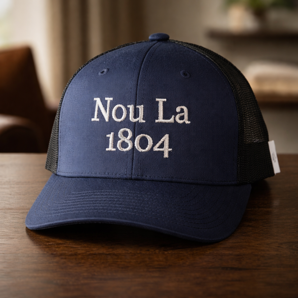 Ble fonse "Nou La" Hat- SILVER Embroidery