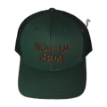 Green Epice "Nou La" Hat- BROWN Embroidery