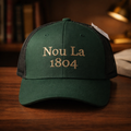Green Epice "Nou La" Hat-BEIGE Embroidery