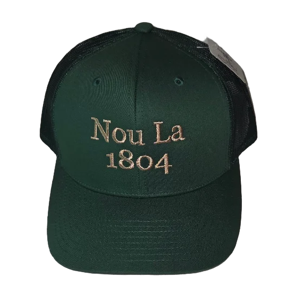 Green Epice "Nou La" Hat-BEIGE Embroidery
