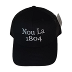 Hot Charbon "Nou La" Hat- SILVER Embroidery