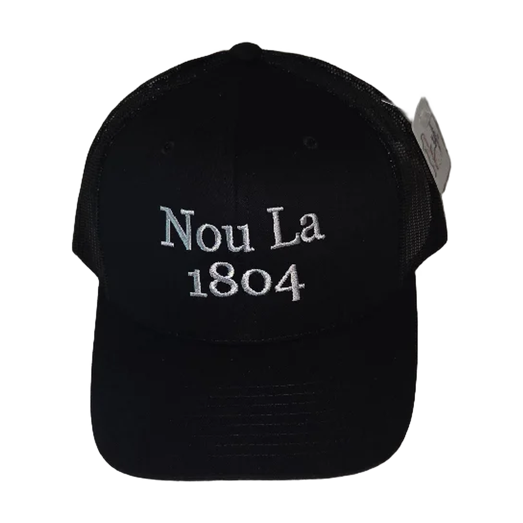 Hot Charbon "Nou La" Hat- SILVER Embroidery