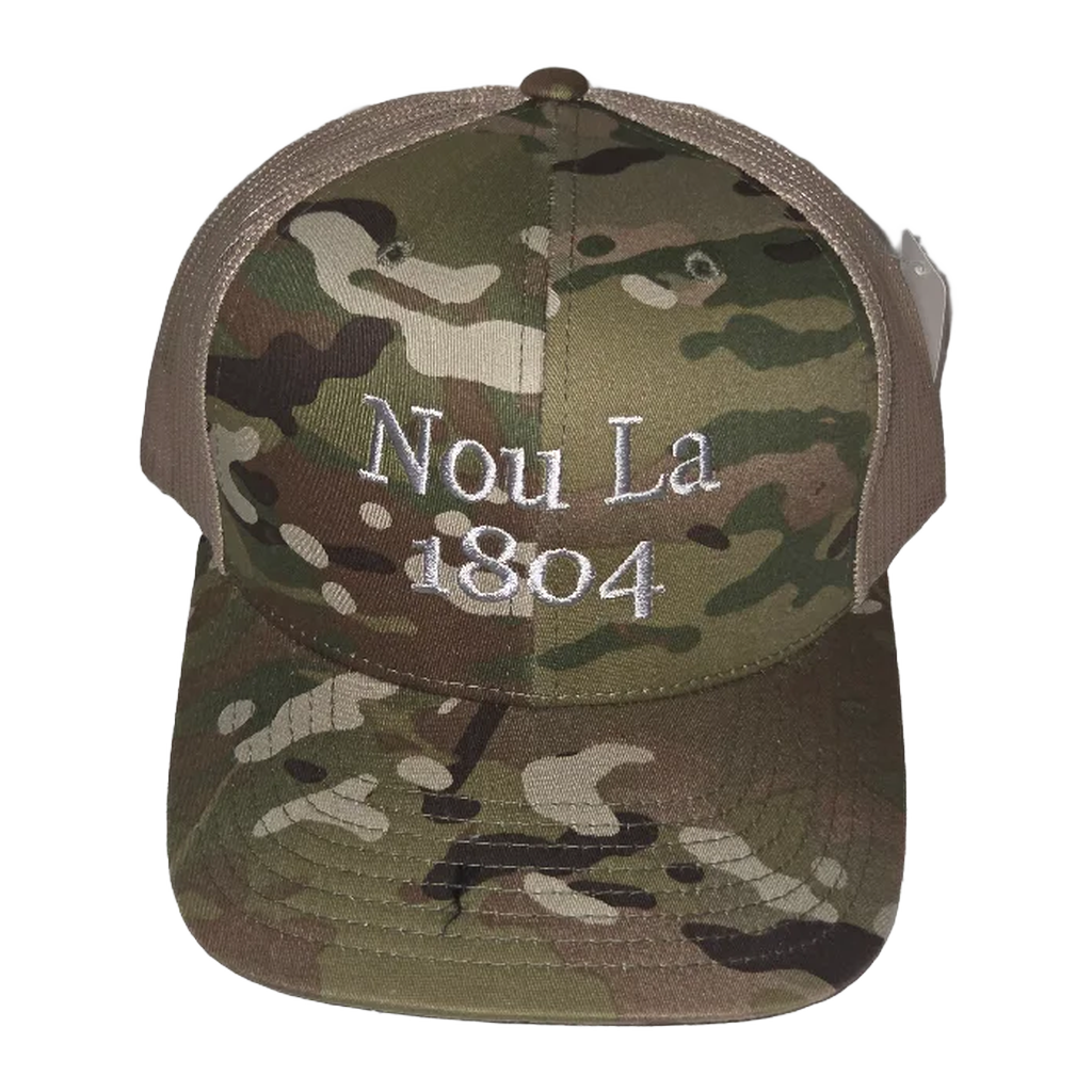 Light Jardin & Beige "Nou La" Hat-SILVER Embroidery