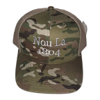Light Jardin & Beige "Nou La" Hat-SILVER Embroidery
