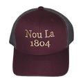Rich Betterave "Nou La" Hat- BEIGE Embroidery