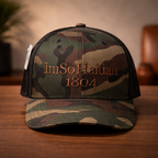 DARK Jardin "ImSoHaitian" Hat-BROWN Embroidery