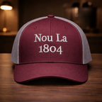 Rich Betterave "Nou La" Hat- SILVER Embroidery