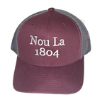 Rich Betterave "Nou La" Hat- SILVER Embroidery