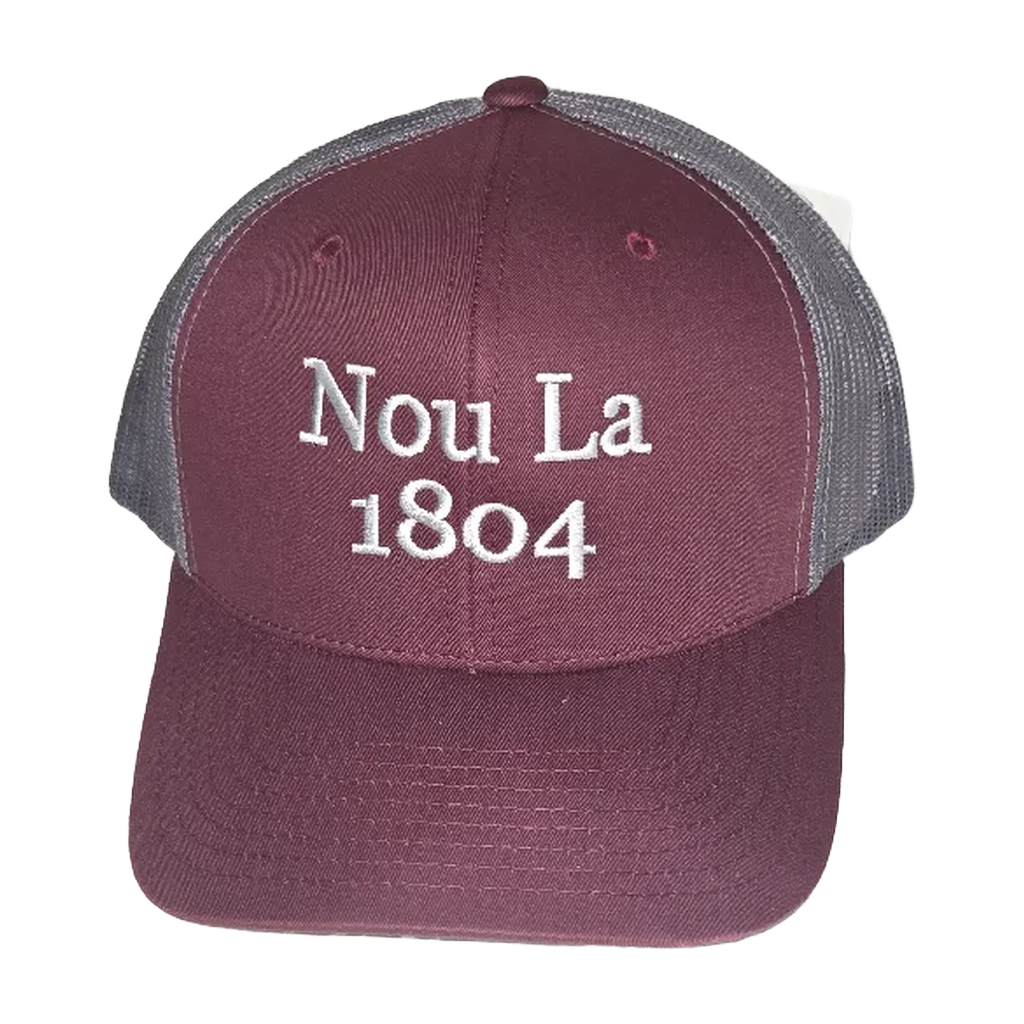 Rich Betterave "Nou La" Hat- SILVER Embroidery