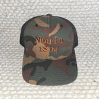 DARK Jardin "Nou La" Hat-BROWN Embroidery