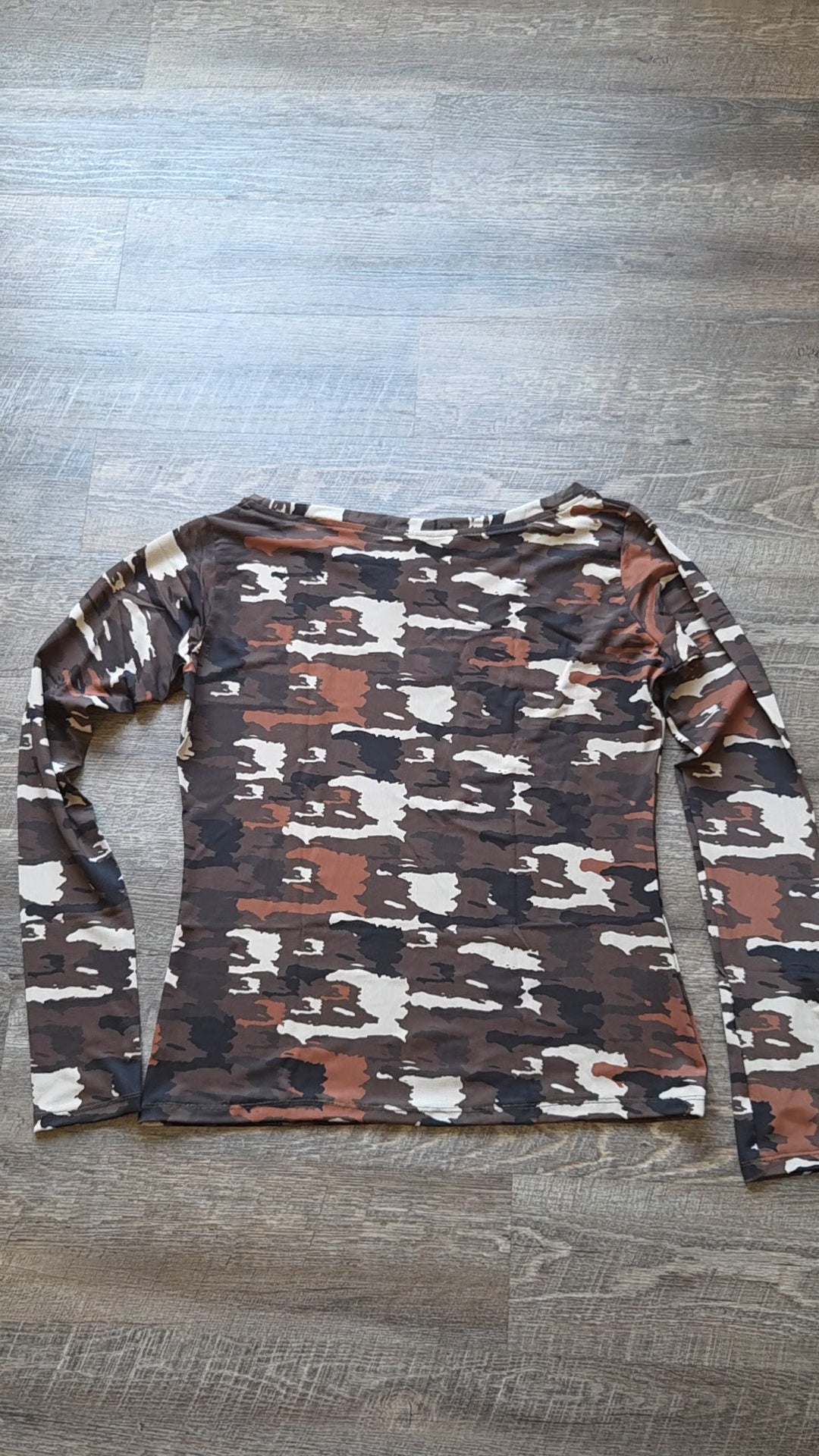 Ayiti in the Wild Camo Mesh Shirt