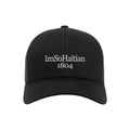 Hot Charbon "ImSoHaitian" Hat-White embroidery
