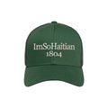 Green Epice "ImSoHaitian" Hat-SILVER Embroidery