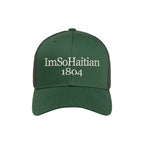 Green Epice "ImSoHaitian" Hat-SILVER Embroidery