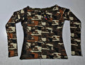 Ayiti in the Wild Camo Mesh Shirt