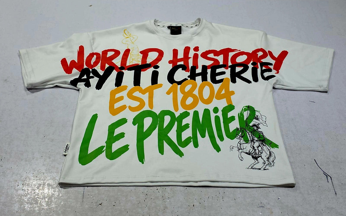 Ayiti Graffiti World History Tee- White