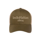 Legume Gou "ImSoHaitian" Hat-BEIGE Embroidery