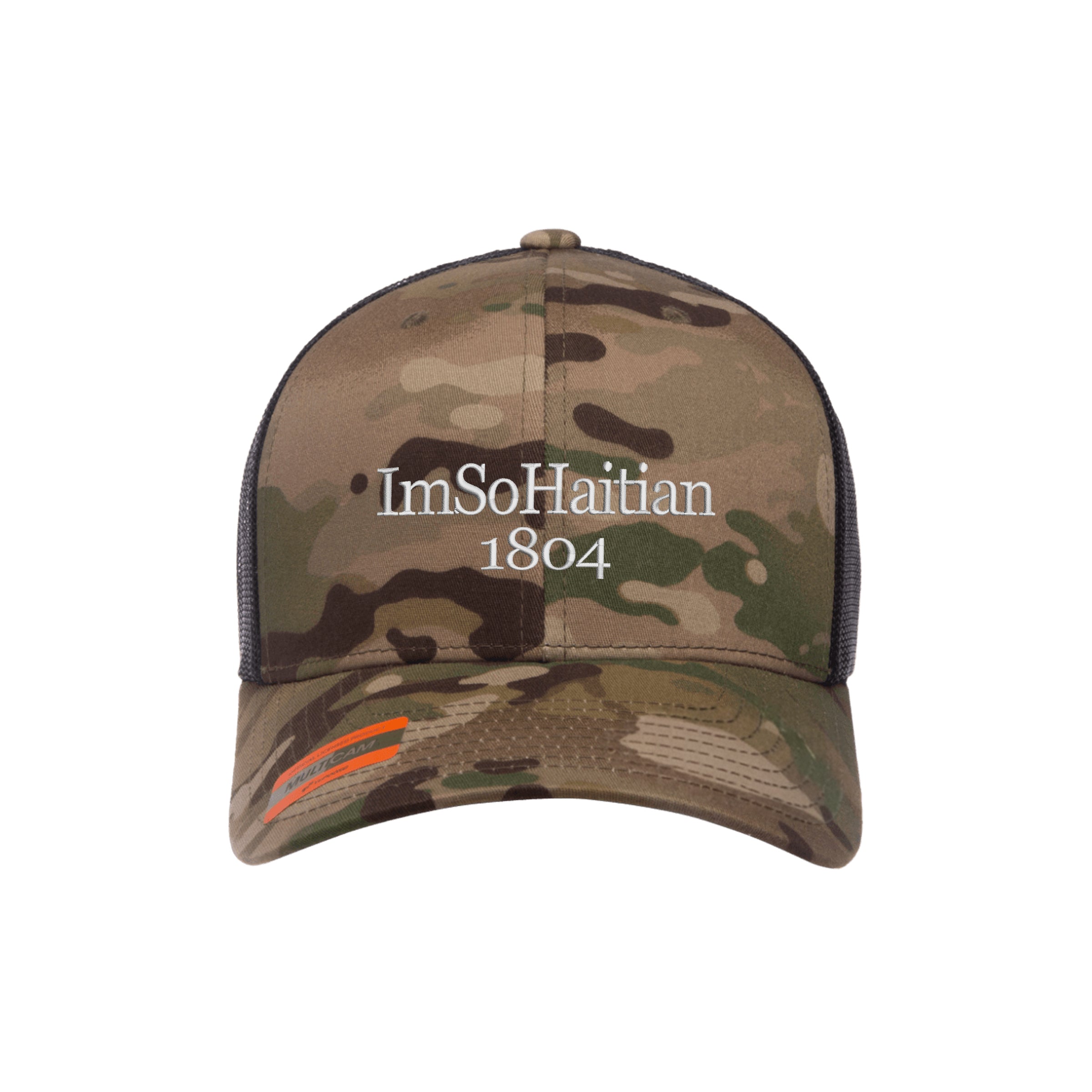 LIGHT Jardin "ImSoHaitian" Hat-SILVER Embroidery