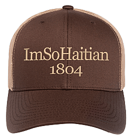 Chokola "ImSoHaitian" Hat-Beige Embroidery