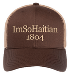 Chokola "ImSoHaitian" Hat-Beige Embroidery