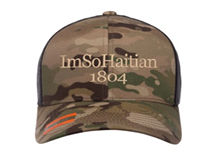 LIGHT Jardin "ImSoHaitian" Hat-BEIGE Embroidery