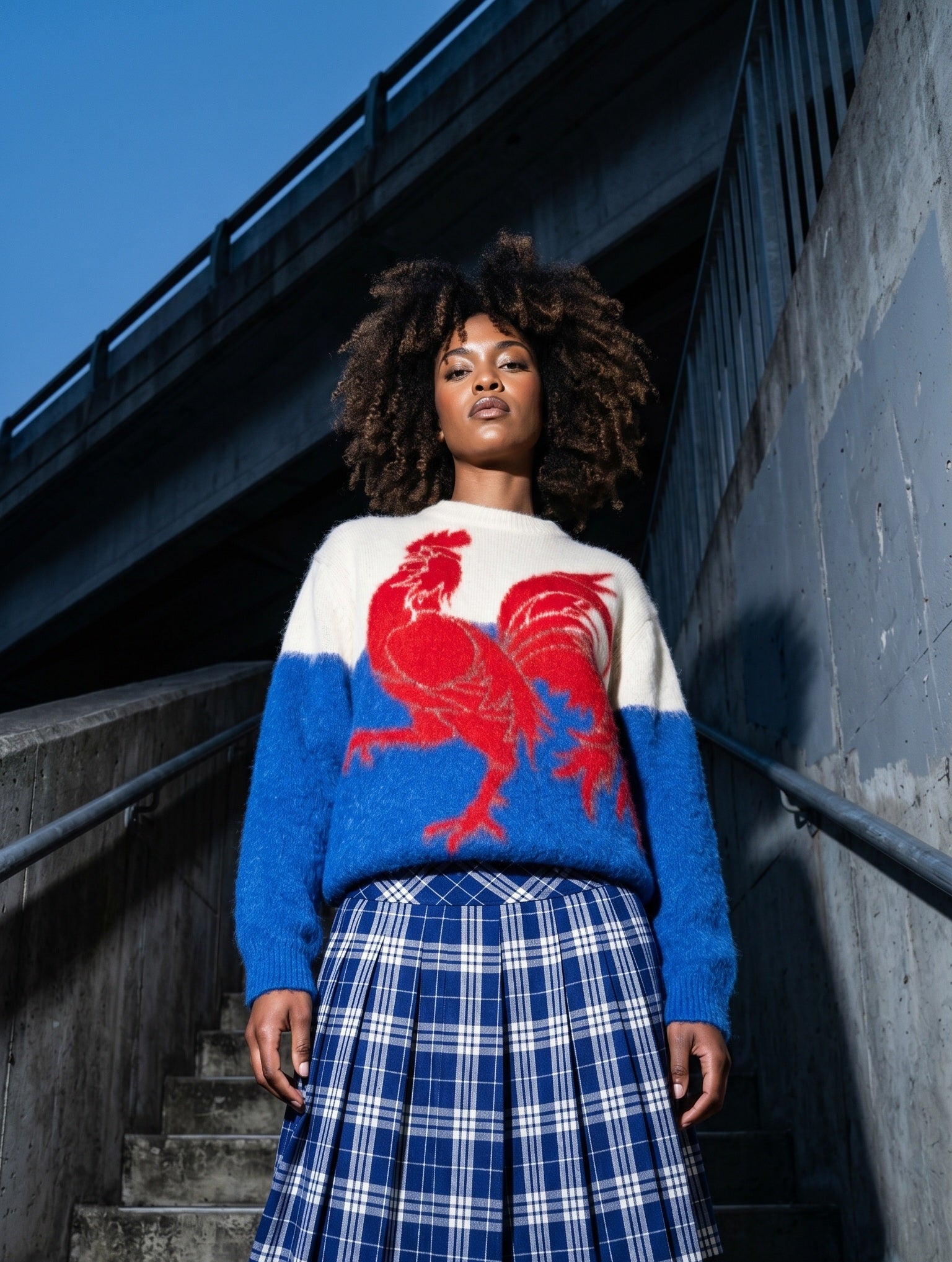 1804 Rooster Heritage Knit Sweater