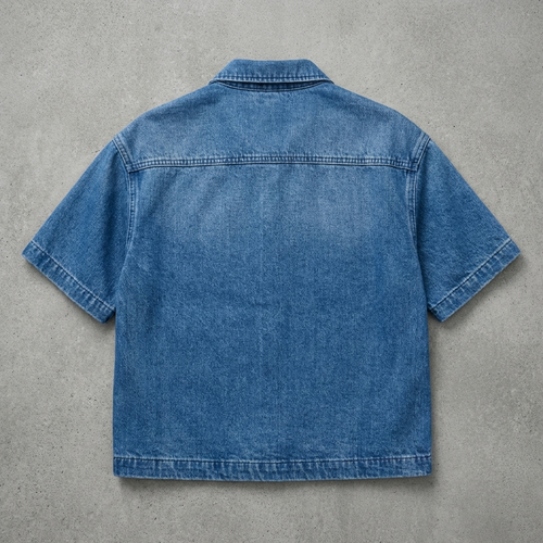 Island Utility - Contrast Pocket Denim Shirt