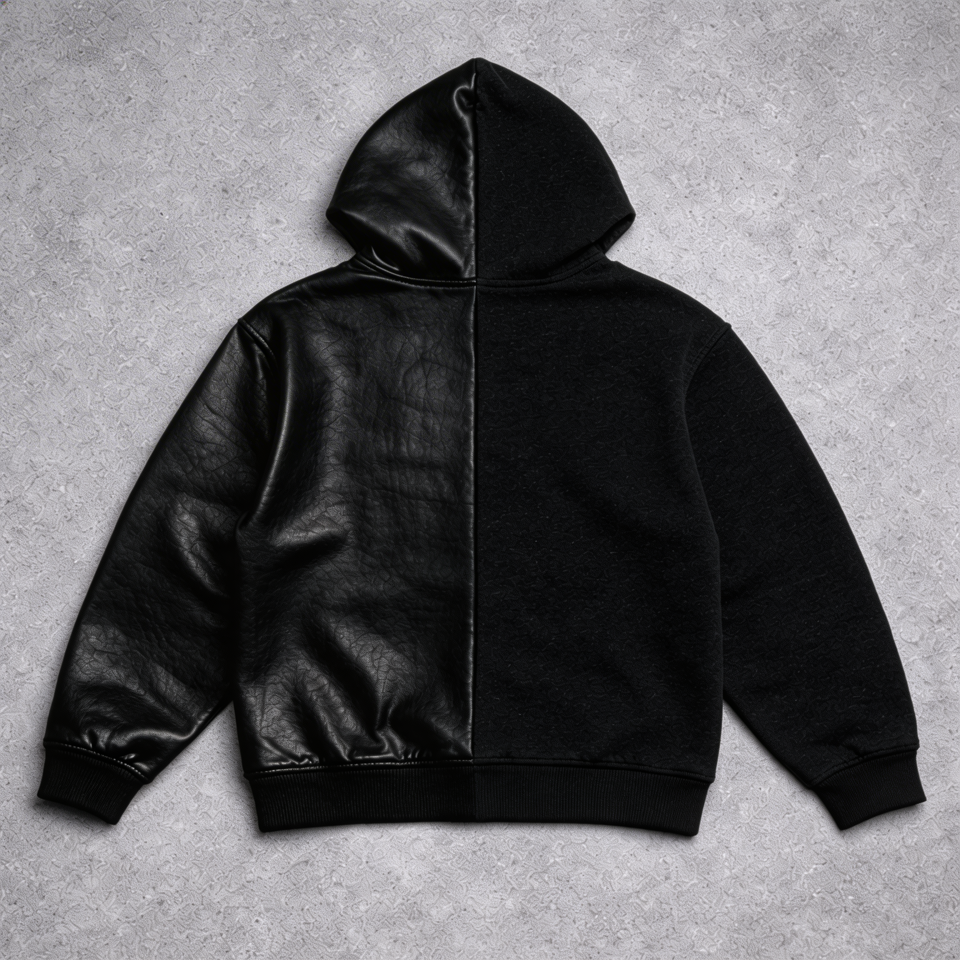 Revolution Split - 1804 Faux Leather Hoodie