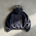 Midnight Legacy - Fur Trim Zip Hoodie