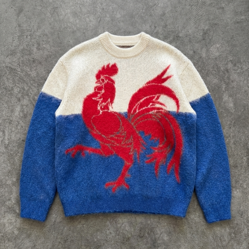 1804 Rooster Heritage Knit Sweater