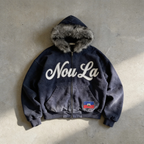 Midnight Legacy - Fur Trim Zip Hoodie