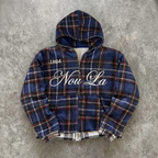 Elite Plaid - Nou La Zip Hoodie