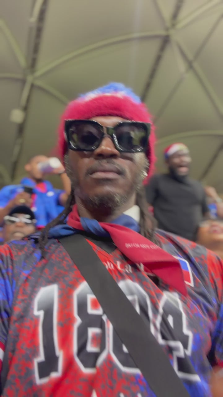 Island Legacy - Haitian Flag Mohair Beanie