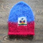 Island Legacy - Haitian Flag Mohair Beanie
